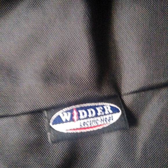 Widder Electric Heated Motorcycle Vest 42 Black Collared Made in USA Full Zip - Picture 6 of 6